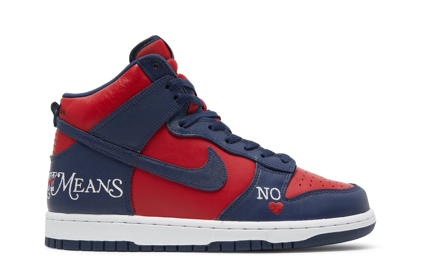 Supreme x Dunk High SB 'By Any Means – Red Navy' DN3741-600